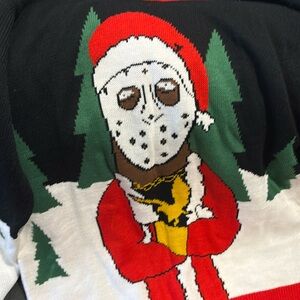GFK. Ugly Christmas sweater.